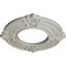 Ekena Millwork Benson Ceiling Medallion (Fits Canopies up to 4 1/8"), 9"OD x 4 1/8"ID x 5/8"P, Pot of Cream CM09BNPCF - alternate 2